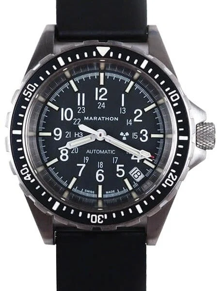 Marathon Scratch and Dent - Swiss Made, (Medium) GSAR Automatic Military Divers Watch with