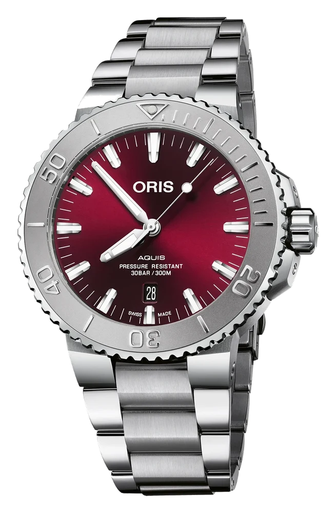 Oris Aquis Date Relief 01 733 7730 4158-07 8 24 05PEB 43.5 mm kol saati
