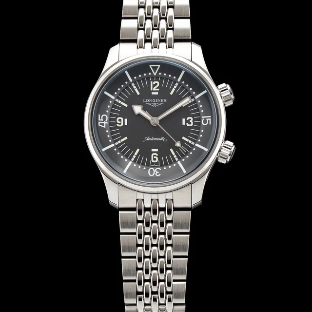 Longines Legend Diver Grey Dial on Bracelet NAP210009N9776 kol saati