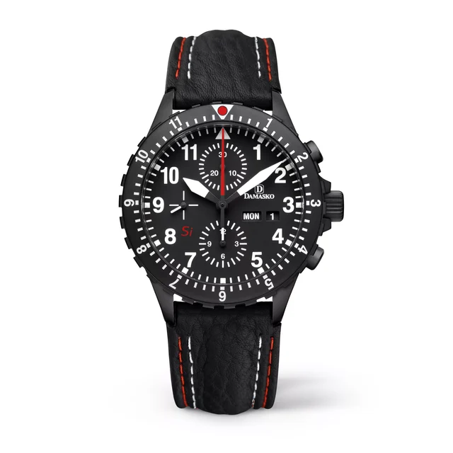 Damasko DC66-BLACK-SI-UP-SI-DIALLB-RED-WHITE-DS DAMASKO-DC66-BLACK-SI-UP-SI-DIALLB-RED-WHI
