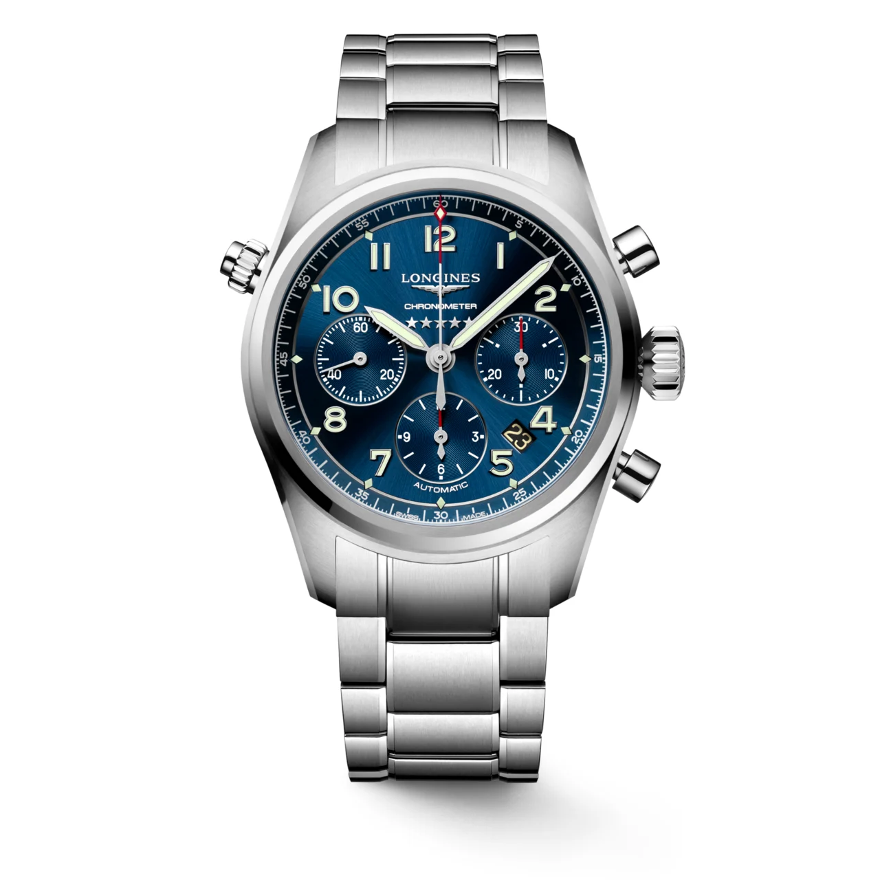 Longines Spirit Chronograph L3.820.4.93.6 42 mm kol saati