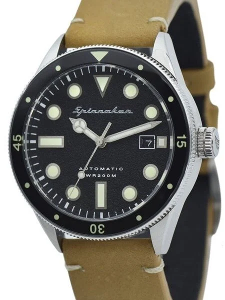 Spinnaker Cahill Automatic Dive Watch with 43mm Stainless Steel Case #SP-5033-04 43 mm kol saati