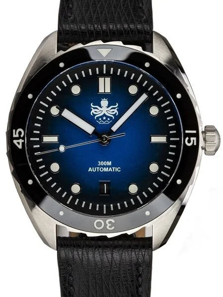 Phoibos Eagle Ray 300-Meter Automatic Dive Watch with Double Dome AR Sapphire Crystal #PY017B 41 mm kol saati