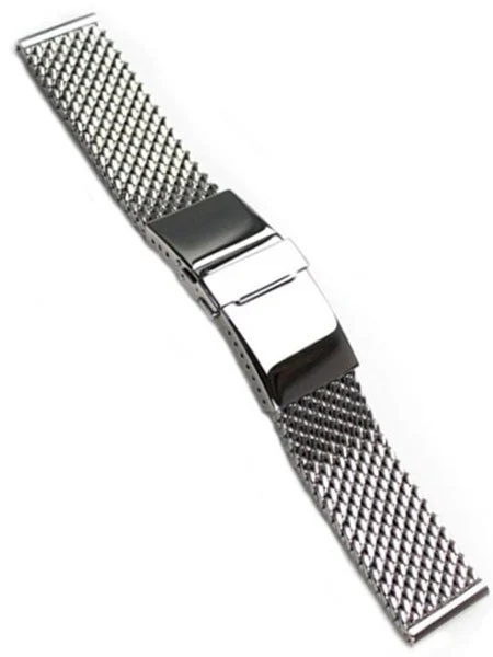 Staib Polished Mesh Bracelet #STEEL-2784-20704APB-P (Straight End, 22mm) kol saati