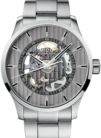 Mido Multifort Skeleton M038.436.11.031.00/MI kol saati