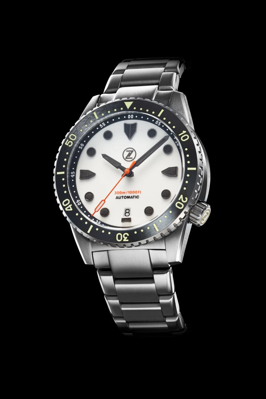 Zelos Mako V3 300m Ti 'Frost' 20 mm kol saati