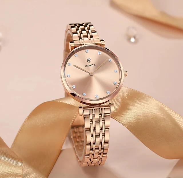 Enkatawatches Pyxis II Rosegold X kol saati