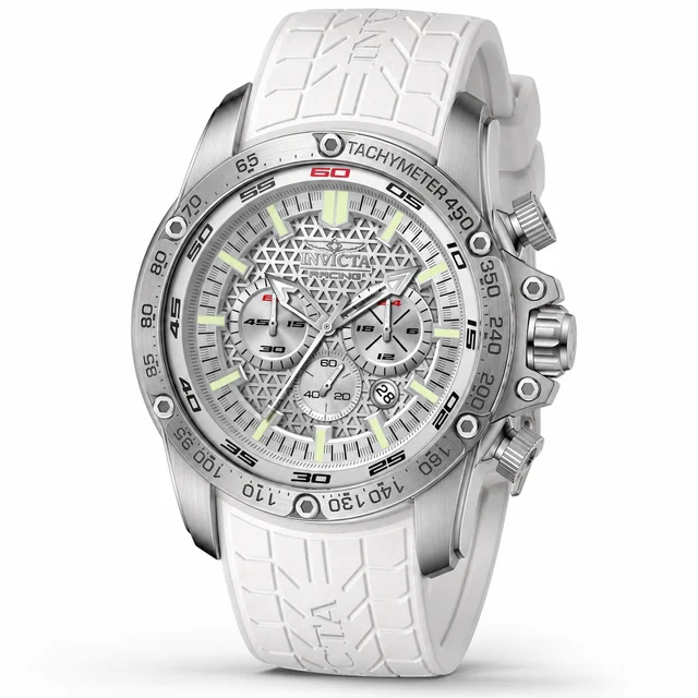Invicta Speedway Tarmax GTR Watch - 52mm. White (50311) kol saati