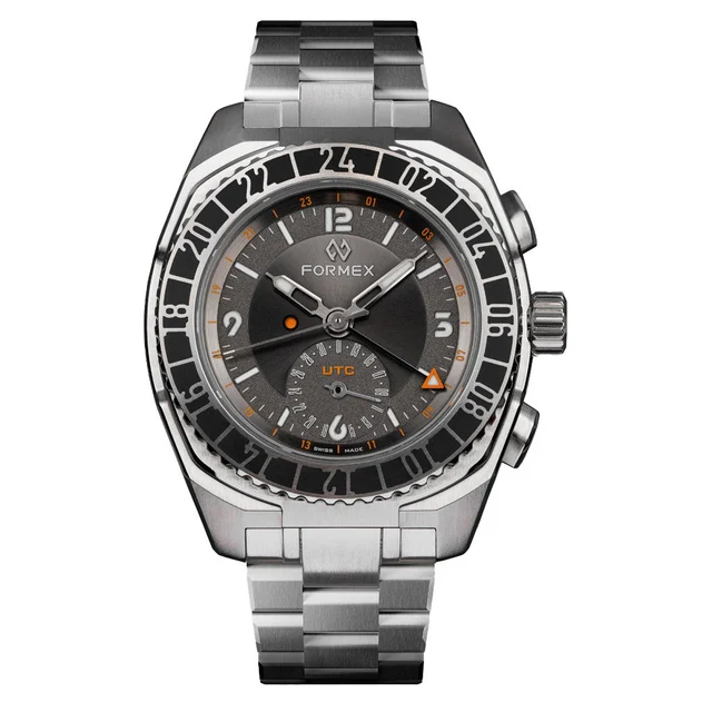 Formex Stratos UTC Automatic 41mm Watch with Grey Dial #1101.1.6421.111 kol saati