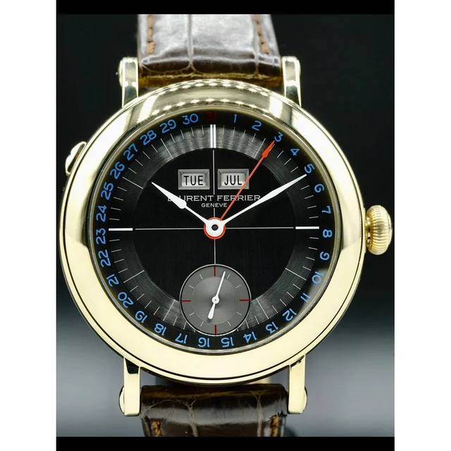 Laurent Ferrier École Annual Calendar Yellow Gold Grey Dial LCF025.J1.A2W 210000026512 kol