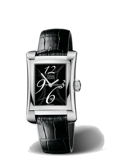 Oris Rectangular Date 2008 01 561 7620 4064-07 5 16 72 kol saati