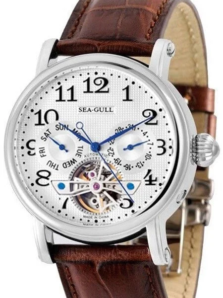 Sea-Gull Automatic Day-Date Watch with Sapphire Crystal #M170S 40 mm kol saati