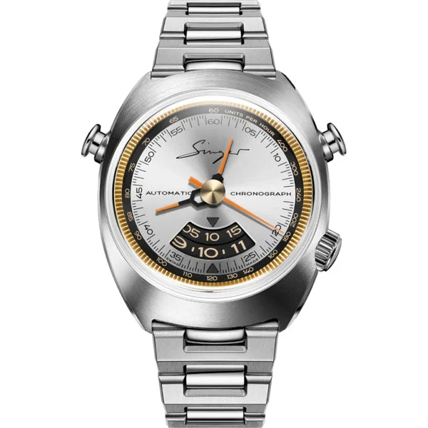 Singer Reimagined Sunray Grey Chronograph SR201-S kol saati