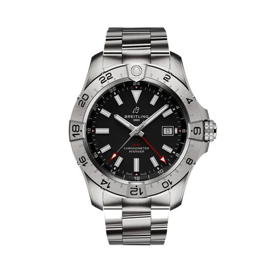 Breitling Avenger Automatic GMT 44 Black Dial A32320101B1A1 kol saati