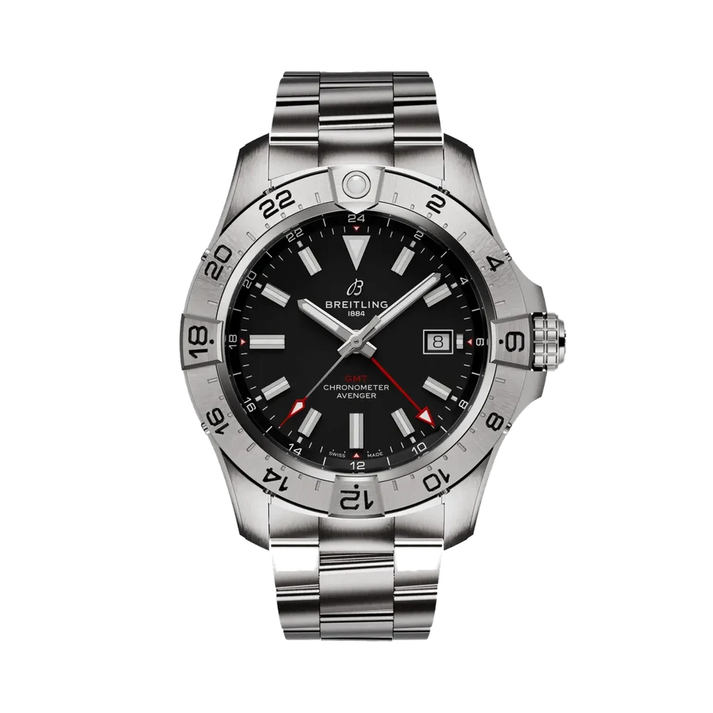 Breitling Avenger Automatic GMT 44 Black Dial A32320101B1A1 44 mm kol saati
