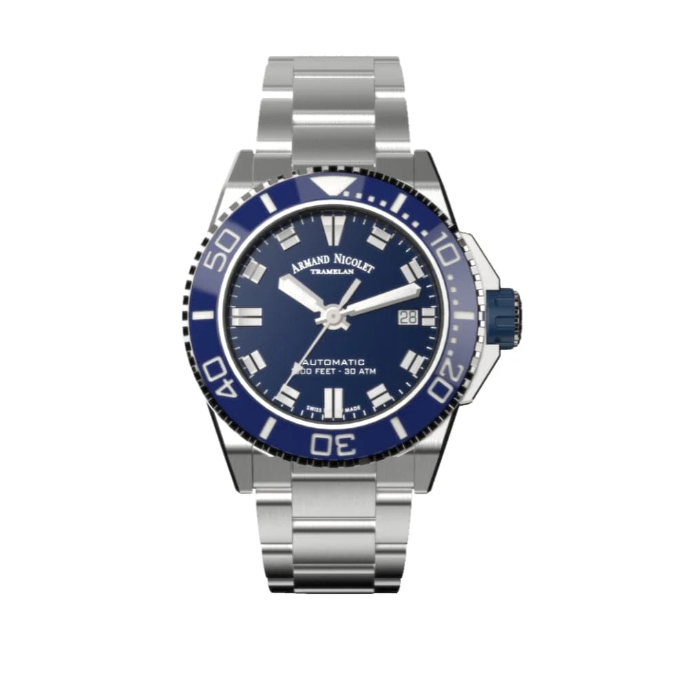 Armand Nicolet A481AGU-BU-MA2481AA 41 mm kol saati