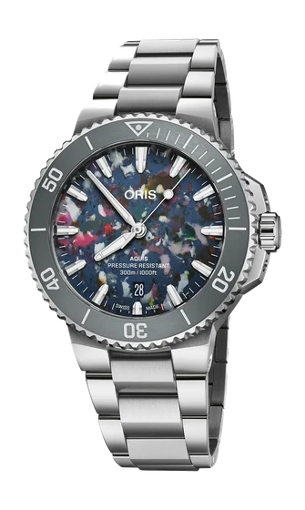 Oris Aquis Date Upcycle 01 733 7787 4150-07 8 22 04PEB kol saati