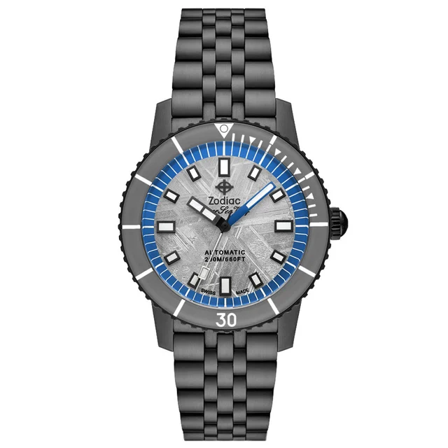 Zodiac Super Sea Wolf Limited Edition with Meteorite Dial and Blue Accents #ZO9293 kol saa