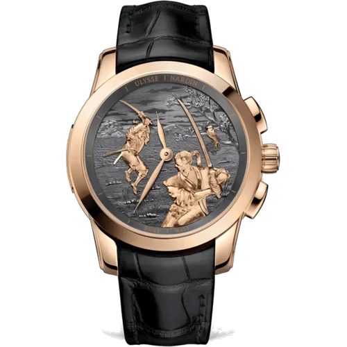 Ulysse Nardin Hourstriker Samourai 6102-130/SAMOURAI 43 mm kol saati