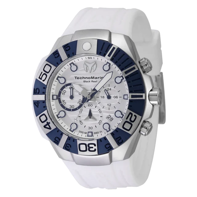 Technomarine Reef Black Watch - 45.4mm, White (TM-523013) kol saati