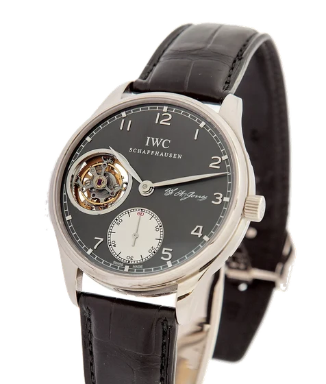 Iwc Portuguese Tourbillon Fa Jones White Gold 5447 kol saati