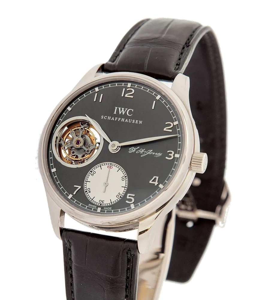 Iwc Portuguese Tourbillon Fa Jones White Gold 5447 kol saati