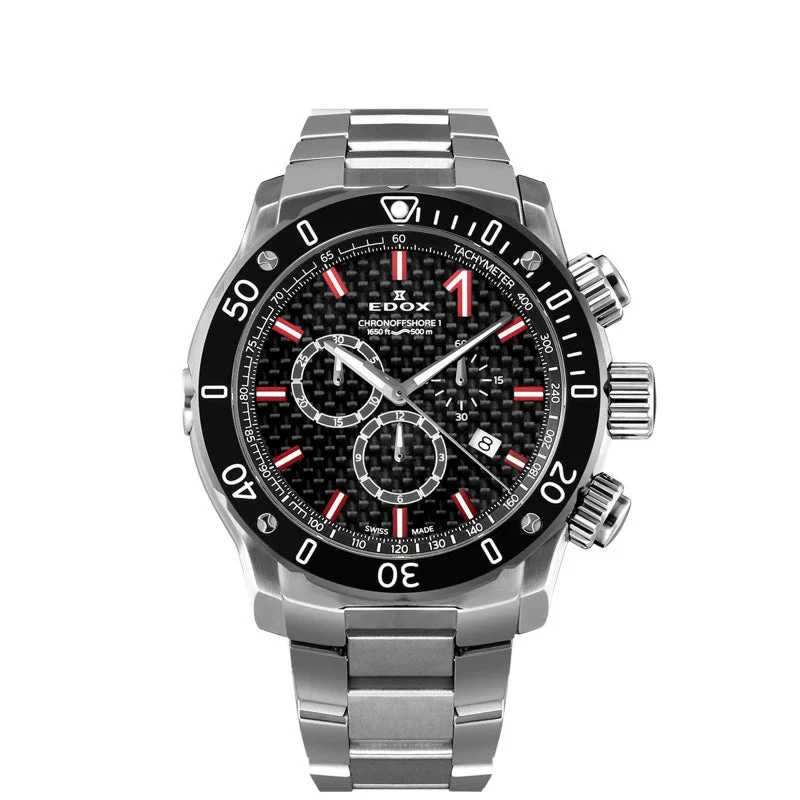 EDOX Chronorally 10221-3M-NIRO2 45 mm kol saati
