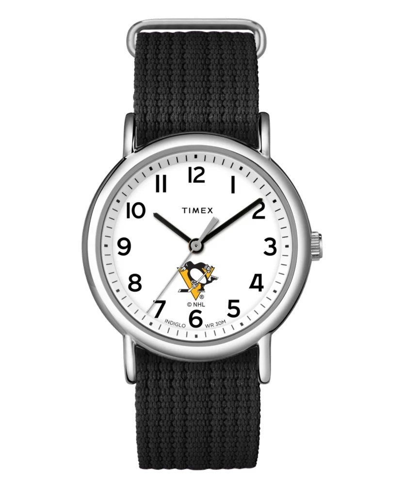 Timex Weekender Black Pittsburgh Penguins TWZHPNGM1 38 mm kol saati