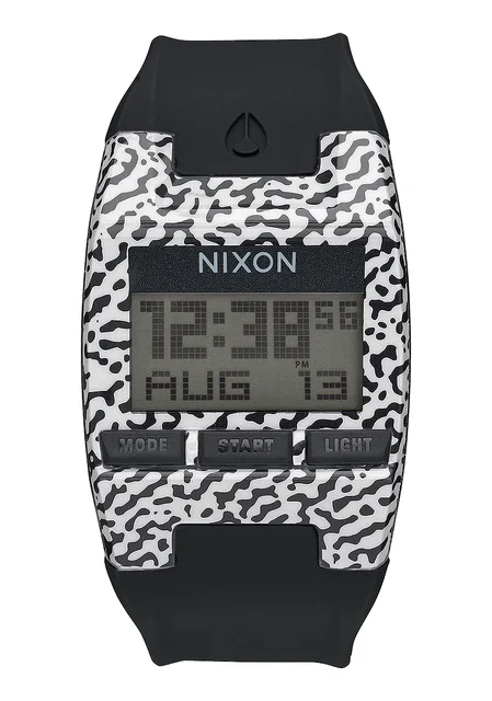 Nixon US Comp S - Black / White Amoeba A336-2135-00 kol saati