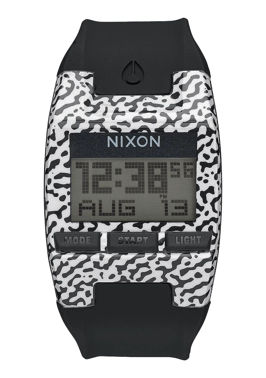 Nixon US Comp S - Black / White Amoeba A336-2135-00 kol saati