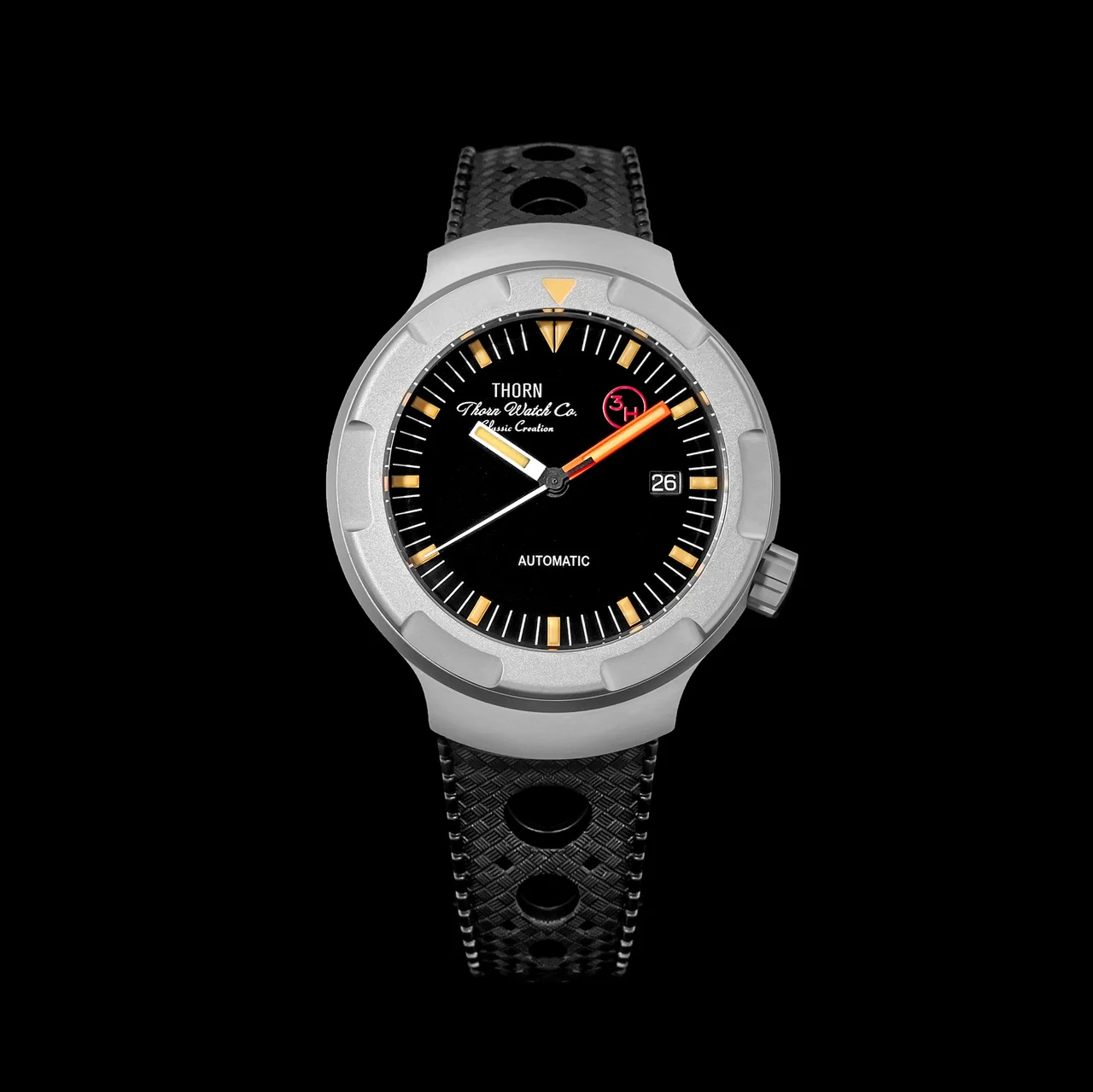 THORN Titanium Vintage Men Watch 欧-二手代发-Nancy-,TF-0233 41 mm kol saati