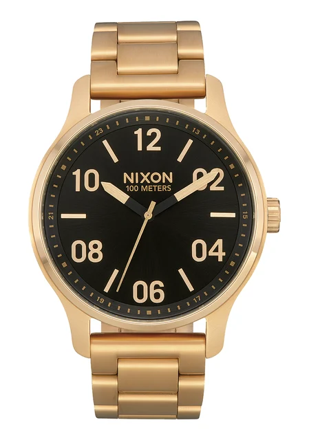 Nixon US Patrol - Gold / Black A1242-513-00 kol saati