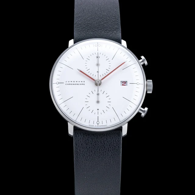 Junghans Max Bill Chronoscope Bauhaus 027/4303.02 NAP210009N9134 kol saati