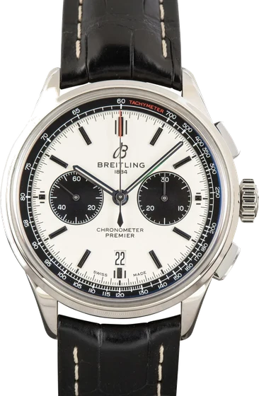 Breitling Premier B01 Chronograph 42 Stainless Steel AB0118221G1P1 kol saati