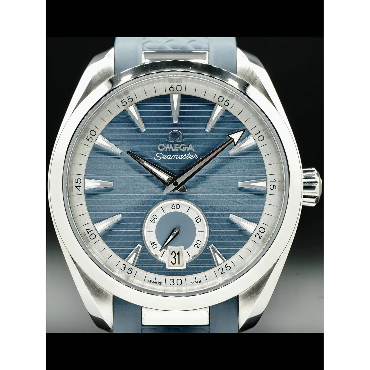 OMEGA Aqua Terra 150M Small Seconds Blue Dial 41mm 220.12.41.21.03.005 210000032055 41 mm kol saati