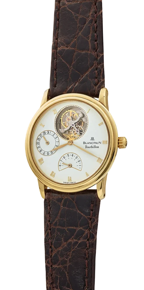 Blancpain BLANCPAIN, REF. 0023-1418-55, VILLERET TOURBILLON, YELLOW GOLD kol saati