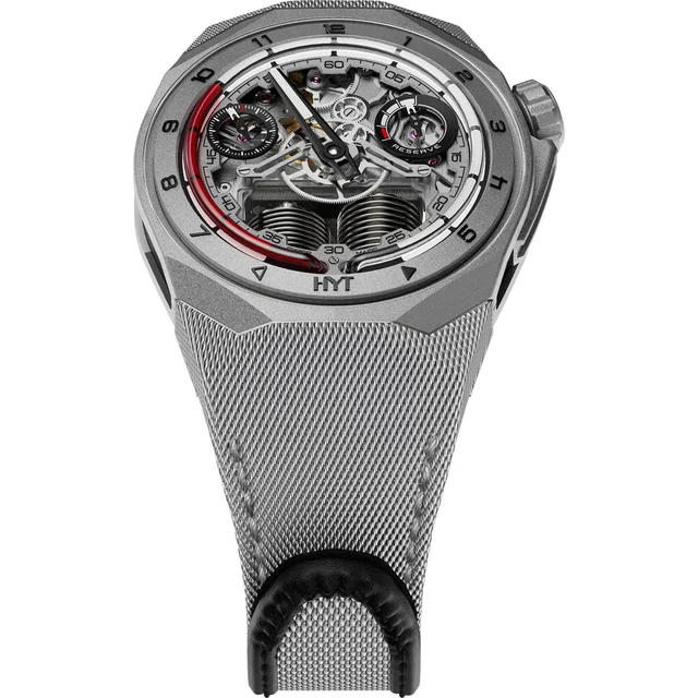 Hyt Beadblasted Titanium Red H03420-A kol saati