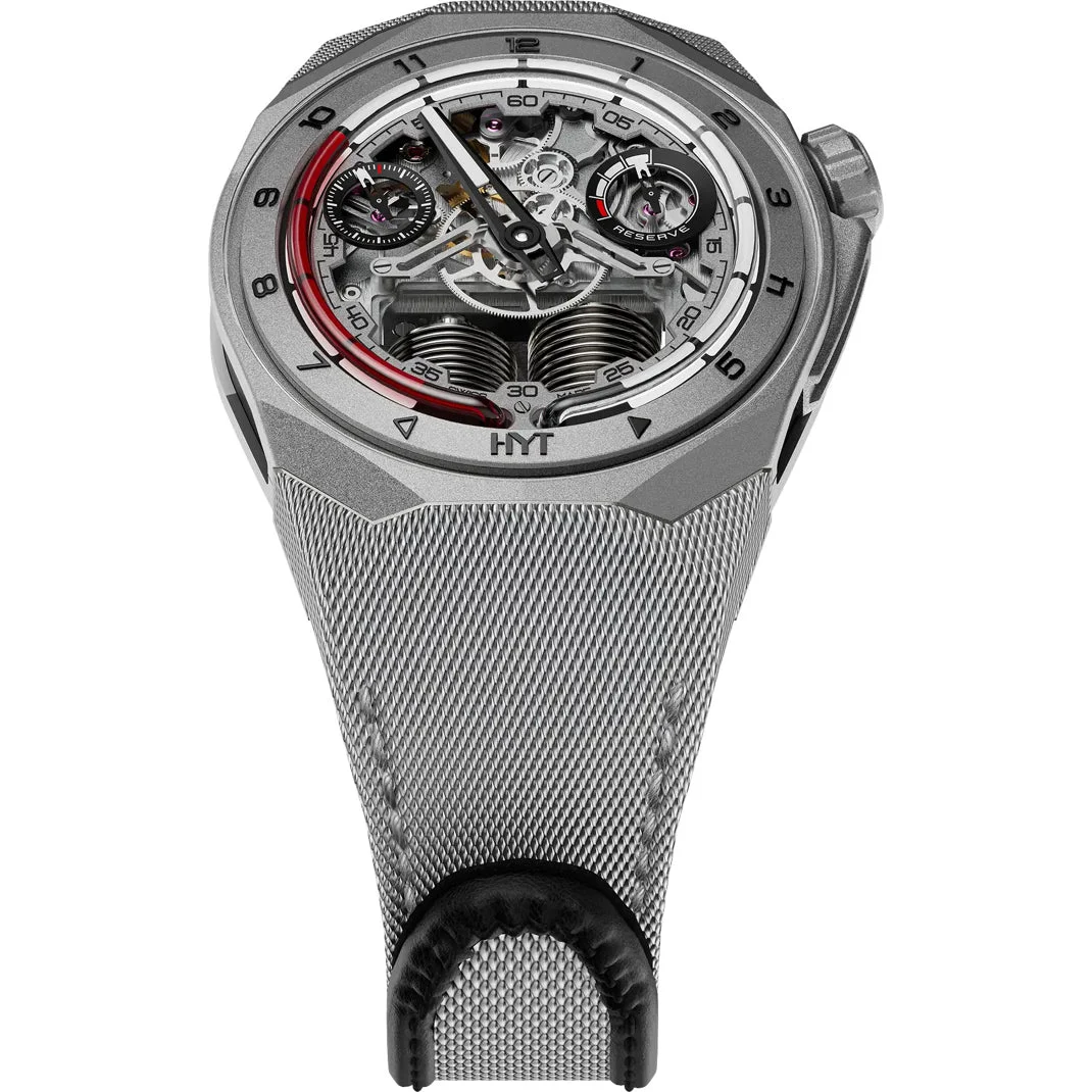 Hyt Beadblasted Titanium Red H03420-A kol saati