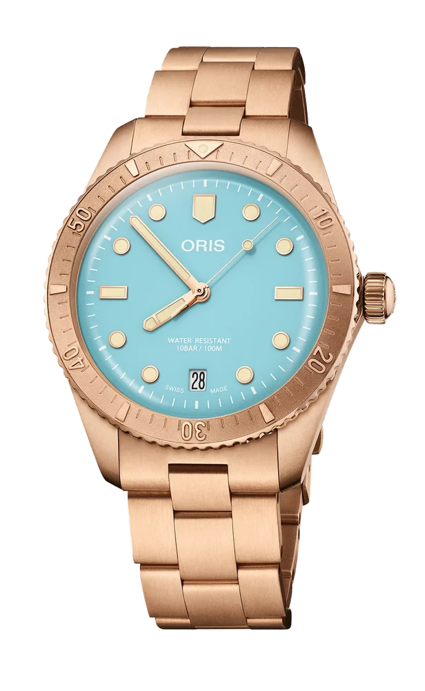 Oris Divers Sixty-Five Cotton Candy 01 733 7771 3155-07 8 19 15 38 mm kol saati