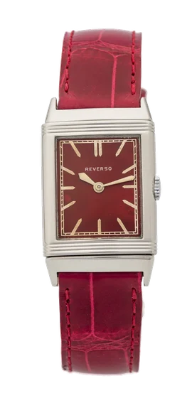 Early Steel Reverso - Red Lacquered Dial 201 kol saati