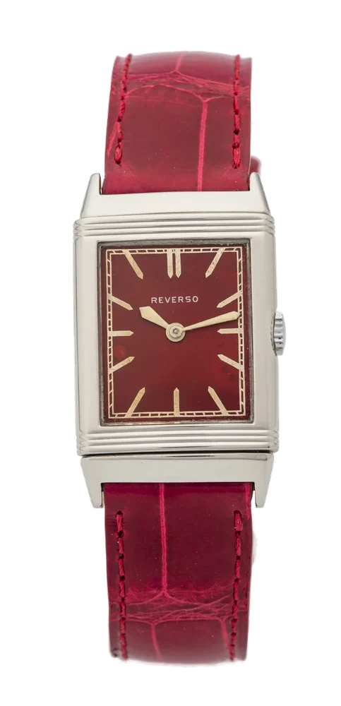 Early Steel Reverso - Red Lacquered Dial Early Steel Reverso Red Lacquered Dial 201 kol saati