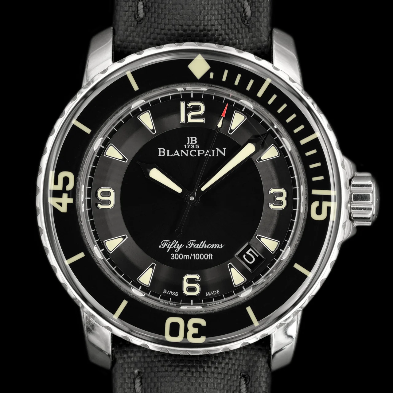 Blancpain Fifty Fathoms 45mm 5015-1130-52 from 2007 45 mm kol saati