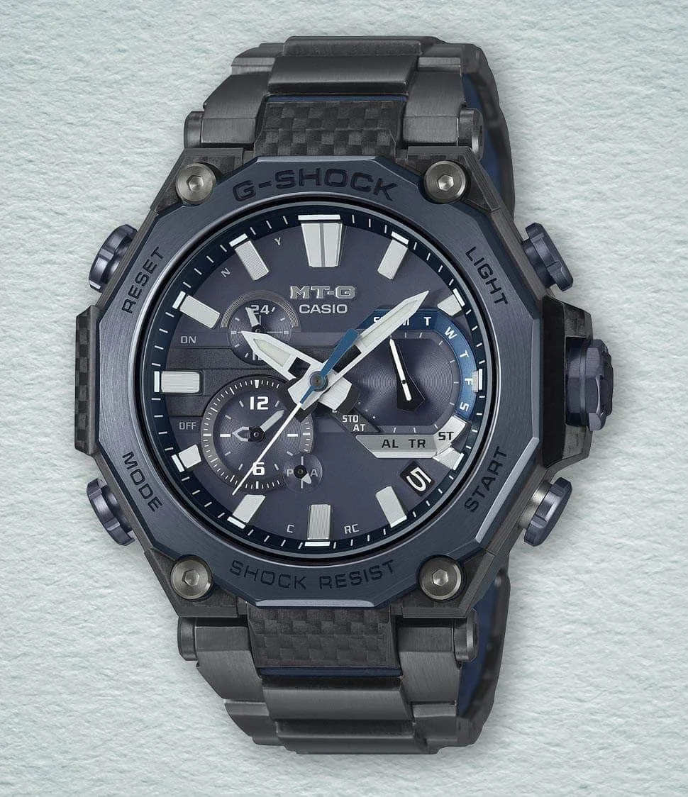 G-SHOCK Blue Fusion MTG-B2000YBD-2A 49.8 mm kol saati