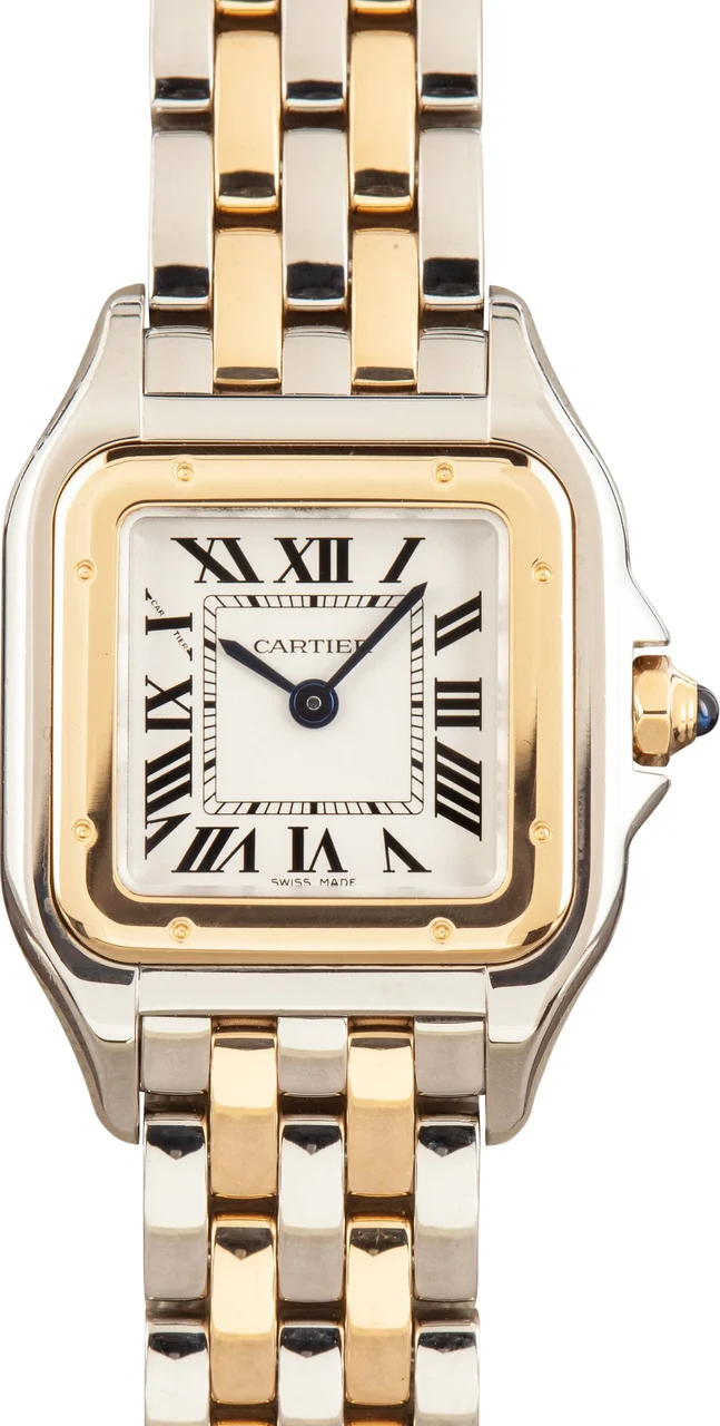 Cartier Panthere Small Model de Steel & Yellow Gold W2PN0006 23 mm kol saati