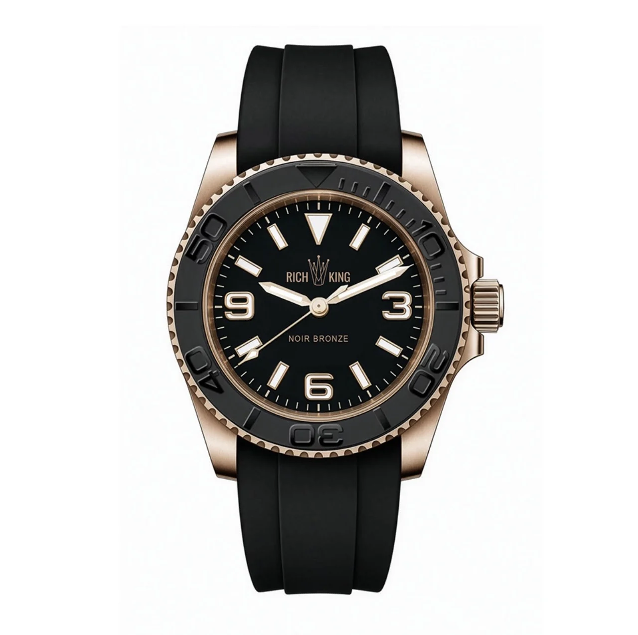 Richkingwatch Noir Bronze 40 mm kol saati