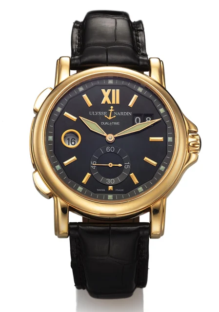Ulysse Nardin ULYSSE NARDIN REF. 246-55 GMT BIG DATE PINK GOLD kol saati