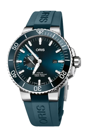 Oris Aquis Small Second, Date 01 743 7733 4155-07 4 24 69EB kol saati
