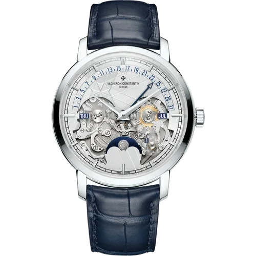 Vacheron Constantin Traditionnelle perpetual calendar retrograde date openface 4030T/000P-H054 41 mm kol saati