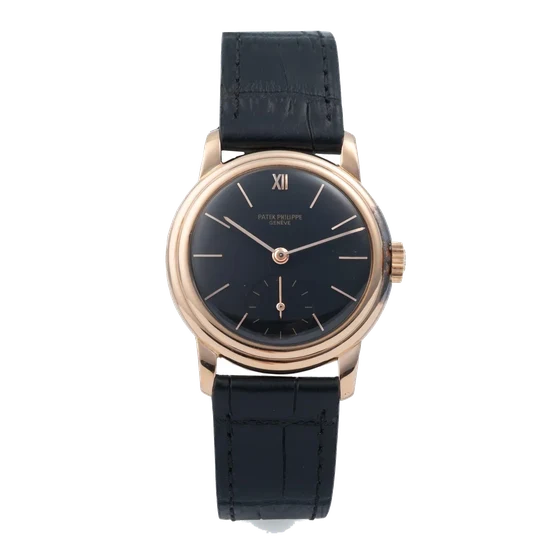 Patek Philippe PATEK PHILIPPE, REF. 592, PINK GOLD A fine and rare, manual wind, 18k pink