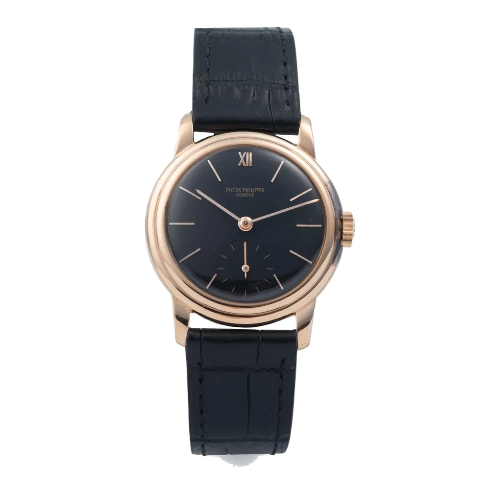Patek Philippe PATEK PHILIPPE, REF. 592, PINK GOLD A fine and rare, manual wind, 18k pink gold wristwatch. kol saati